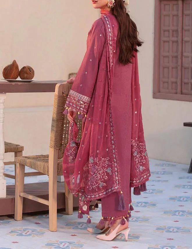 MahZan MZ - Ai 110 Unstitched 3pc - MahZan Official