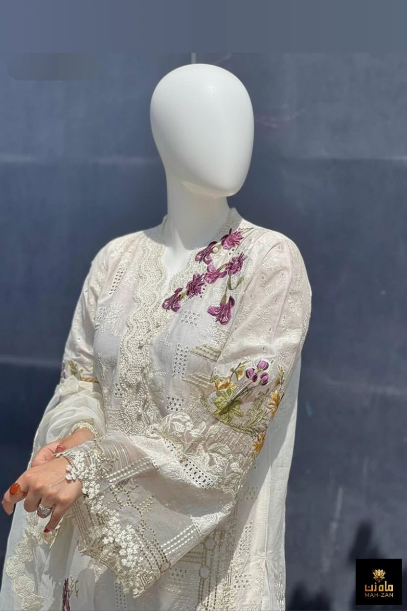 MahZan MZ - BA 22 Unstitched 3pc - MahZan Official