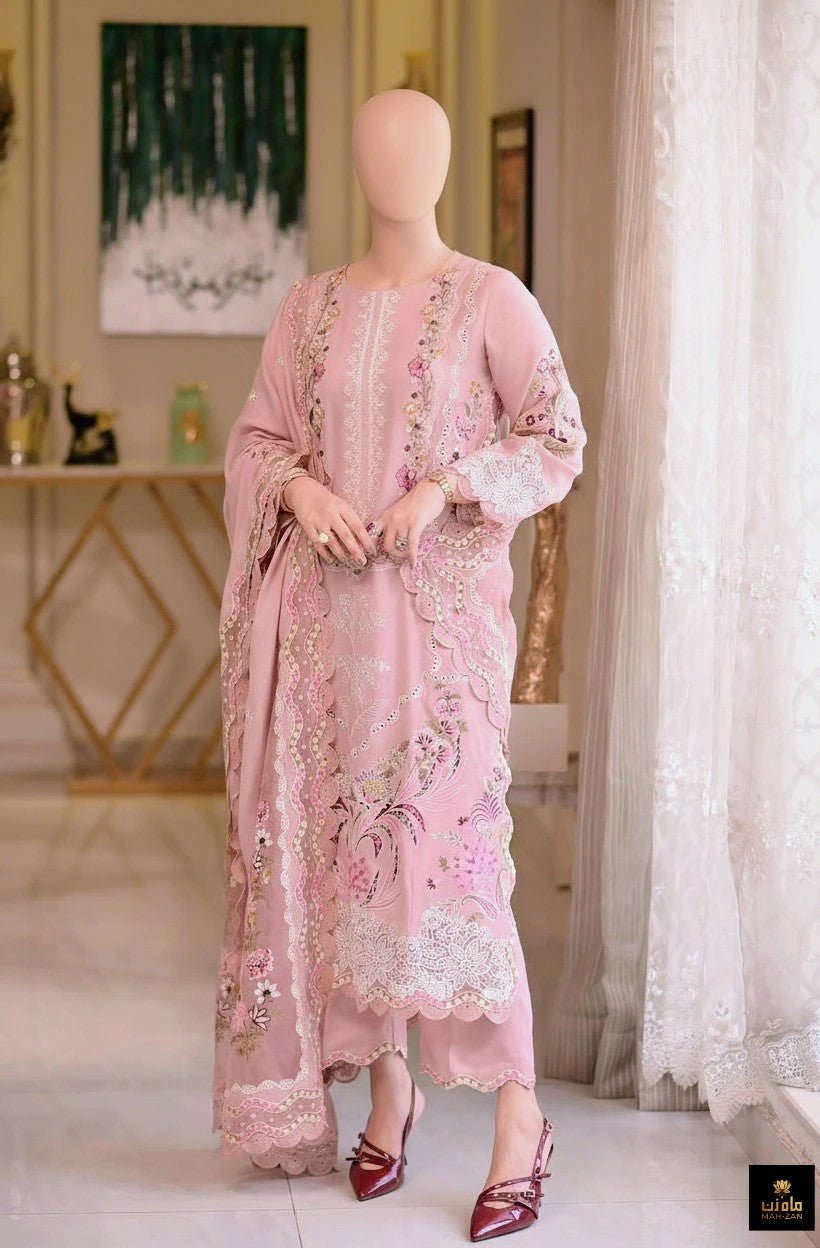 MahZan MZ - SF 717 Unstitched 3pc - MahZan Official